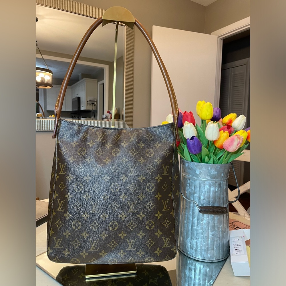 Louis Vuitton Monogram Brown Coated Canvas Shoulder Bag - Picture 3 of 16
